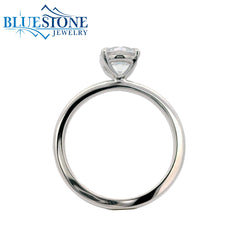 SAMPLE 14kt White Gold Diamond Engagement Ring- Size 6.5