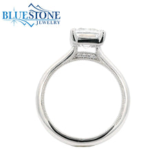 SAMPLE 14kt White Gold Diamond Engagement Ring- Size 6.5