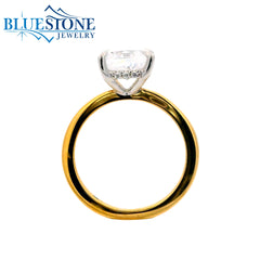 SAMPLE 14kt Yellow Gold Diamond Engagement Ring- Size 4