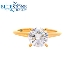 SAMPLE 14kt Yellow Gold Diamond Engagement Ring- Size 6.5