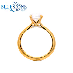 SAMPLE 14kt Yellow Gold Diamond Engagement Ring- Size 6.5