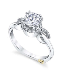 14 Karat White Gold Engagement Ring