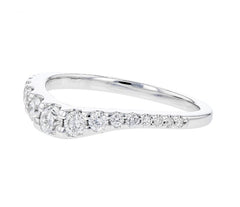 14 Karat White Gold Diamond Ring