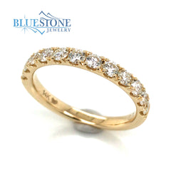 14kt Yellow Gold Diamond Ring- Size 6.5