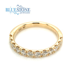 14kt Yellow Gold Diamond Ring- Size 6.5