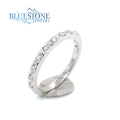 14 Karat White Gold Diamond Ring