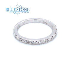 14 Karat White Gold Diamond Ring