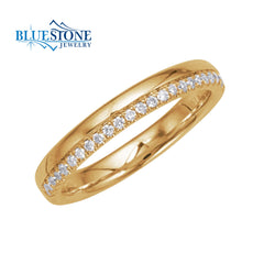 14 Karat Yellow Gold Wedding Band- Size 6.5