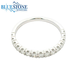 14K White Gold Diamond Ring- Size 7