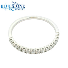 14K White Gold Diamond Ring- Size 7