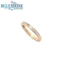 14KYG East/West Baguette Diamond Band - Size 6