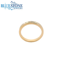 14KYG East/West Baguette Diamond Band - Size 6