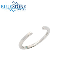 14KWG Open Wedding Band 1.8mm - Size 6.5