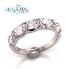 14K White Gold Ring w/ 1.25cttw of LG Diamonds(size 6.5)