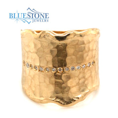 14 Karat Yellow Gold Diamond Ring