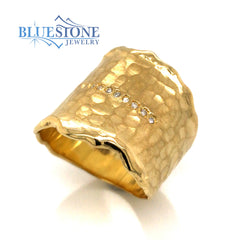 14 Karat Yellow Gold Diamond Ring