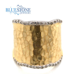 14 Karat Yellow Gold Diamond Ring
