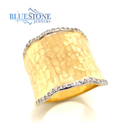14 Karat Yellow Gold Diamond Ring