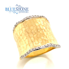 14 Karat Yellow Gold Diamond Ring
