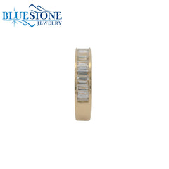 14KYG Ring w/ Channel Set Baguette Diamonds - Sz. 7