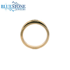 14KYG Ring w/ Channel Set Baguette Diamonds - Sz. 7