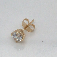 Single 14KYG Stud Earring Lab Grown Diamond at 0.30ct