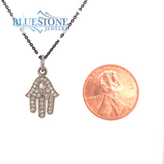 Lady's Sterling Silver Pendant Length 16 With Round Diamonds
Lake Tah
