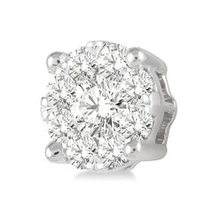 14kt White Gold Diamond Pendant- 0.25 Carat