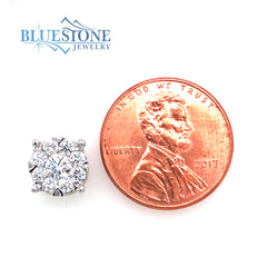 14kt White Gold Diamond Pendant- 0.35 Carat