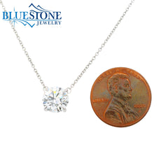 14KWG Lab-Grown Diamond Necklace - 2.05ctw, 18"