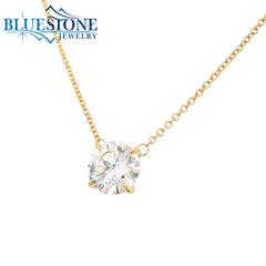 14KYG Lab-Grown Diamond Necklace - 2.03ctw, 18"
