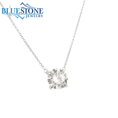 14KWG Lab-Grown Diamond Necklace - 3.03ctw, 18"