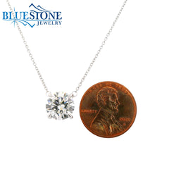 14KWG Lab-Grown Diamond Necklace - 3.03ctw, 18"