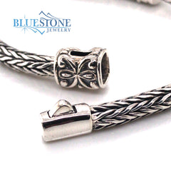Silver & Gold Black Diamond Bracelet