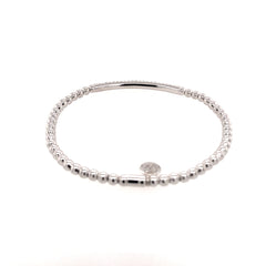 18 Karat White Gold Stretchable Diamond Bracelet(5.9inches)