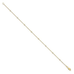 14kt Yellow Gold Diamond Bracelet- 7 Inches