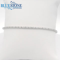 14KWG LAB-Grown Diamond Tennis Bracelet 1CTW - 7"