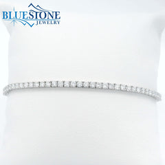 14KWG LAB-Grown Diamond Tennis Bracelet 3.00CTW - 7"