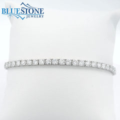 14KWG LAB-Grown Diamond Tennis Bracelet 7.00CTW - 7"