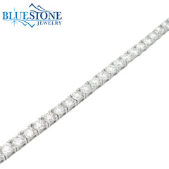 14KWG LAB-Grown Diamond Tennis Bracelet 7.00CTW - 7"