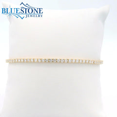 14KYG LAB-Grown Diamond Tennis Bracelet 3.00CTW - 7"