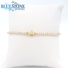 14KYG LAB-Grown Diamond Tennis Bracelet 3.00CTW - 7"