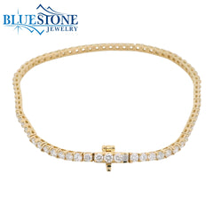 14KYG LAB-Grown Diamond Tennis Bracelet 3.00CTW - 7"
