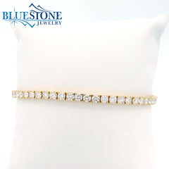 14KYG LAB-Grown Diamond Tennis Bracelet 7.00CTW - 7"