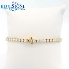14KYG LAB-Grown Diamond Tennis Bracelet 7.00CTW - 7"