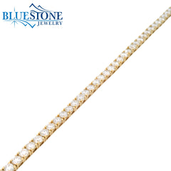 14KYG LAB-Grown Diamond Tennis Bracelet 7.00CTW - 7"
