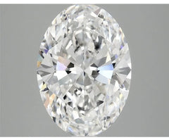 3.03ct Oval Lab Grown Diamond, D color, VS2 clarity. IGI report