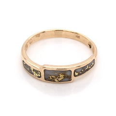14 Karat Yellow Gold Ring w/ Gold Quartz - Size 7.25