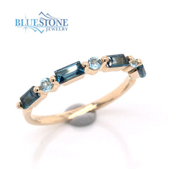 14 Karat Yellow Gold Topaz Ring