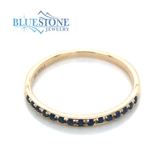 14kt Yellow Gold Sapphire Ring- 6.25